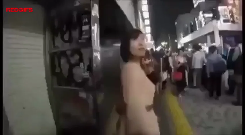 Tokyo Street Slut's Neon Night Exposure