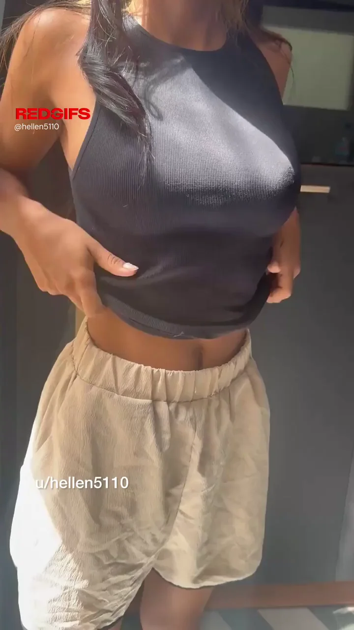 Nipples Poppin' Thru My Tight Tee Tease