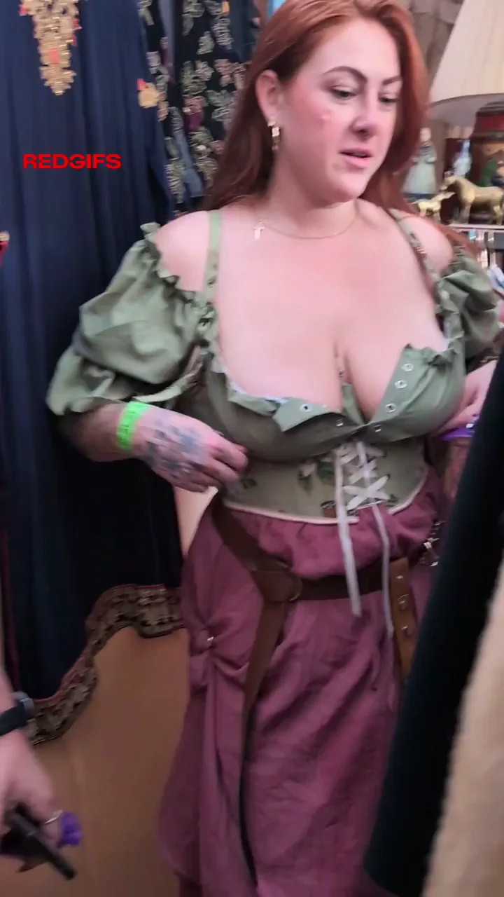 Ren Faire Redhead Wenches Flaunting Massive Tits
