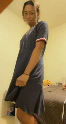 Easy Access Slut Opens Up Her Dress 😈🔥