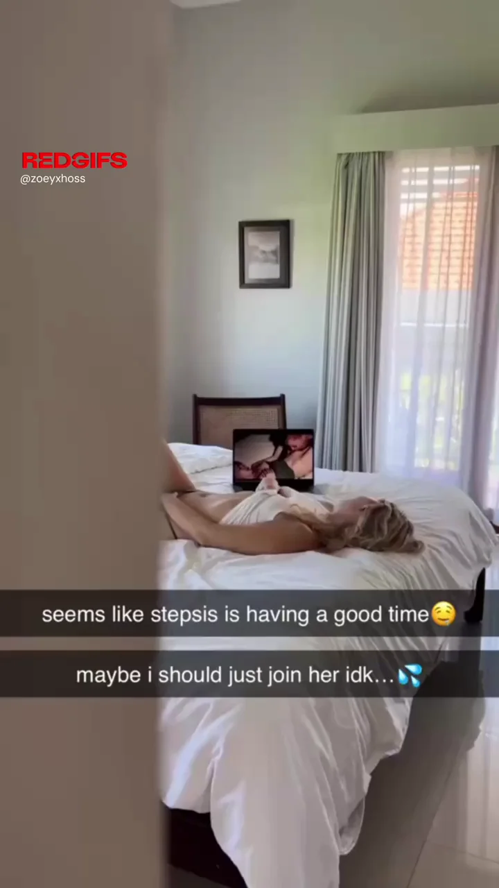 i thought i was home alone but he caught me..