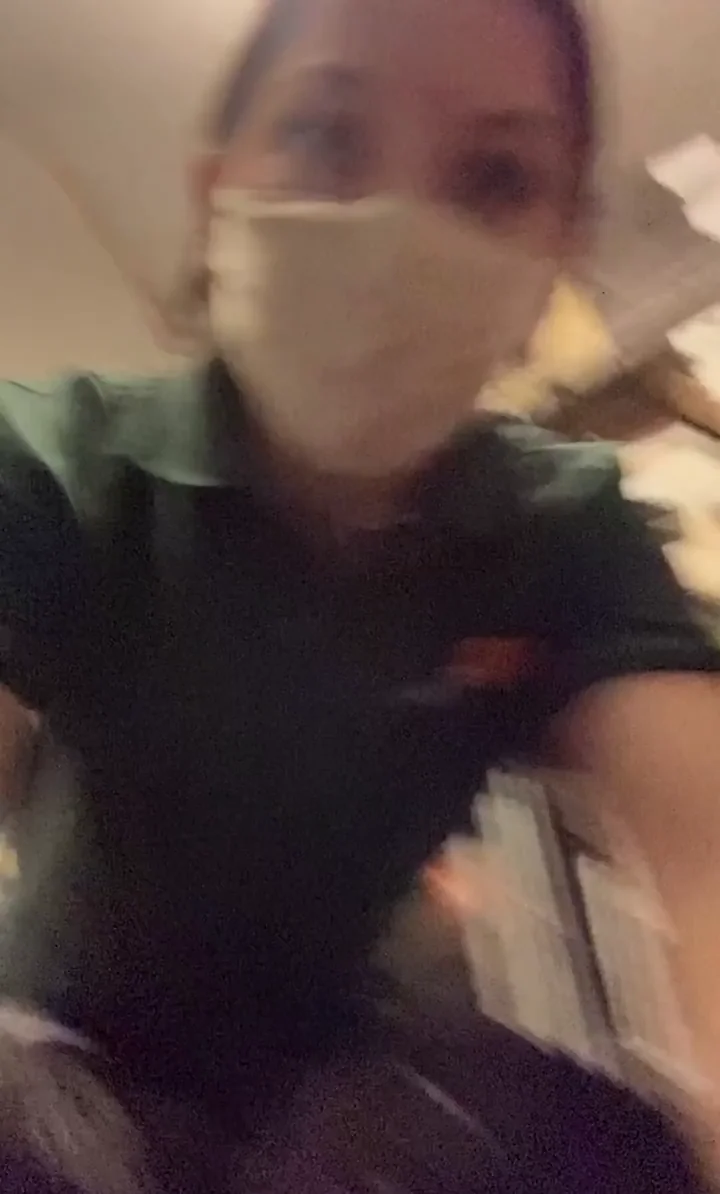 Masked Slut Jills Her Wet Pussy in Public Store