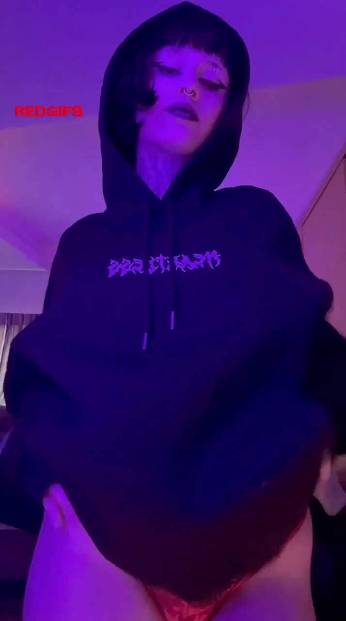 Goth College Slut's Epic Titty Drop Reveal 🔥🍒