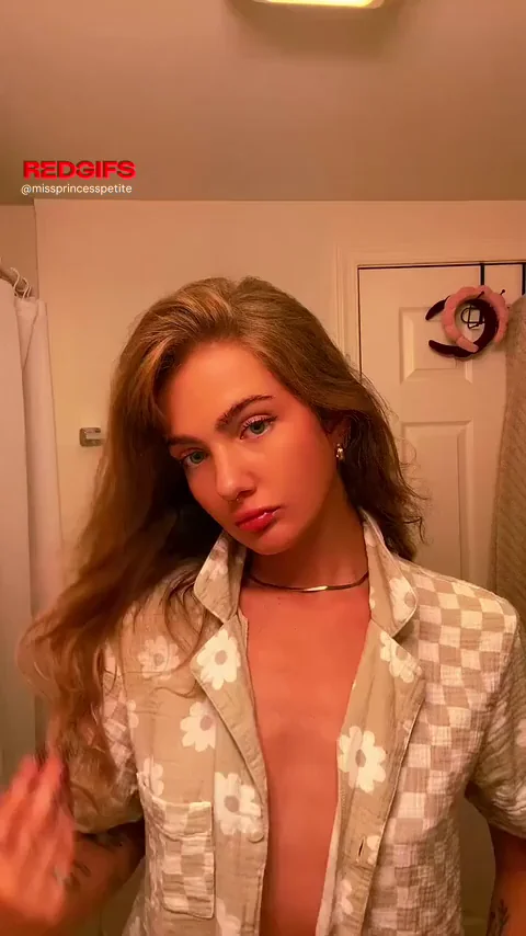 Perky Titty Tease Drop 😍💦 Petite Blonde Slut Reveals All