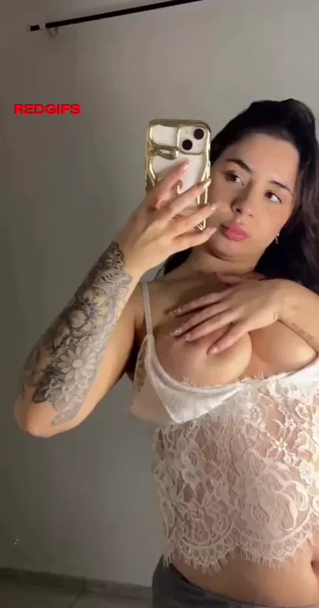 Brazilian Babe's Massive Titty Drop Tease