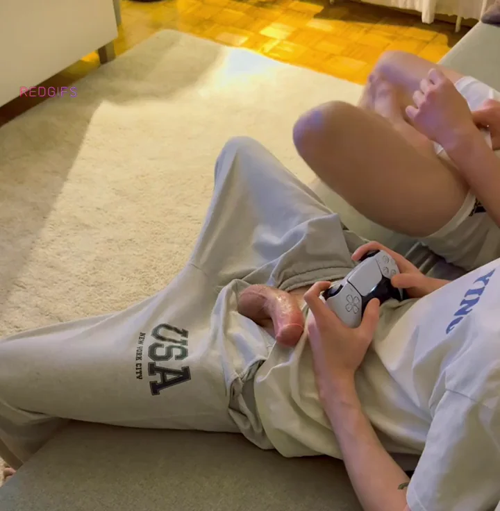 Goon Goals: Gaming Slut Strokes Thick Cock 😈🎮💦