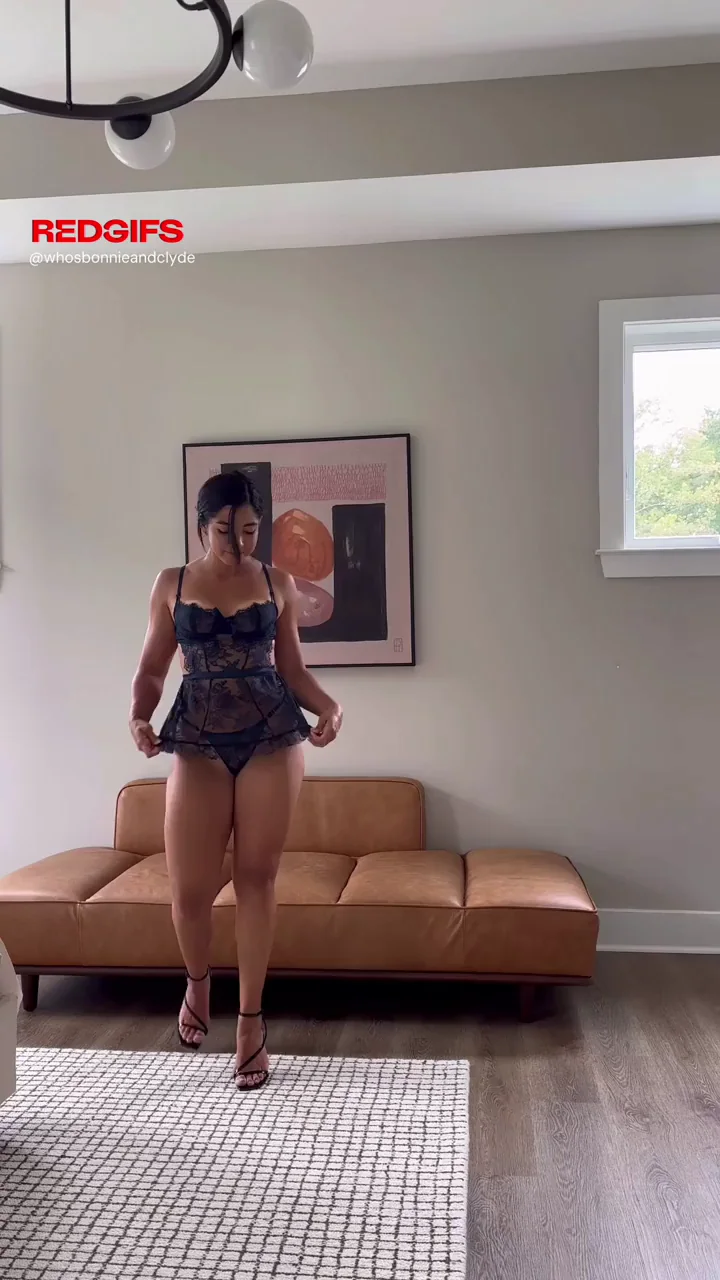 Lingerie and heels