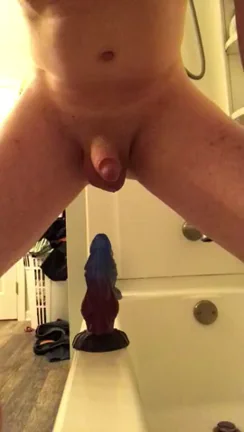 Blissed Out on Bad Dragon Cock Last Night 🍆💦