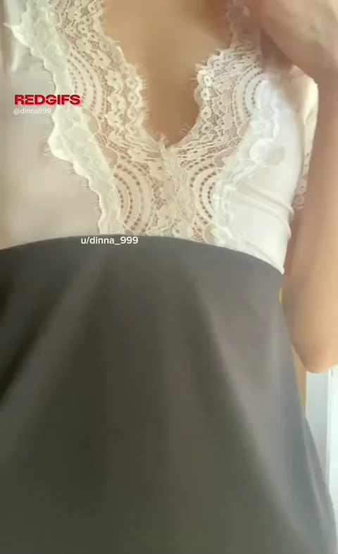 Ovulation Drip: Petite Latina's Grool Flood Under Lacy Dress 💦🤭