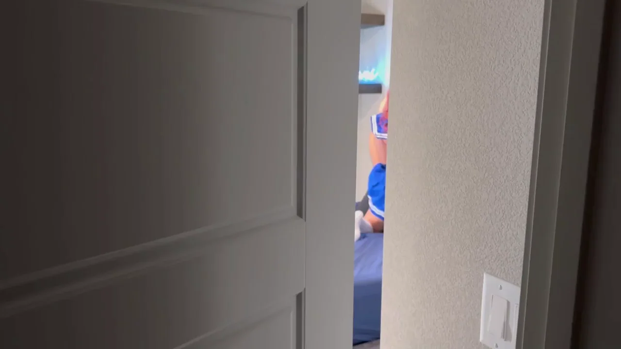 Hubby walked in on me and his friend getting to know each other