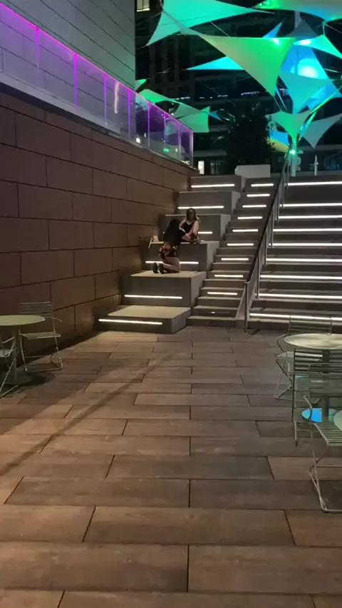 Too Horny to Wait: Outdoor Stair Fuck Frenzy 🔥🍑💦