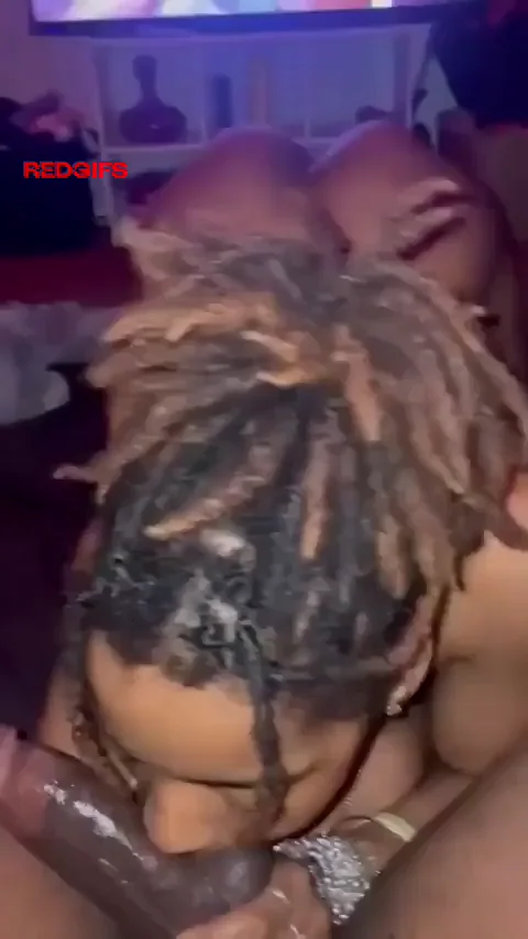 Ebony Throat Queen Twerks Her Massive Ass & Deepthroats Thick BBC 😈🍑💦