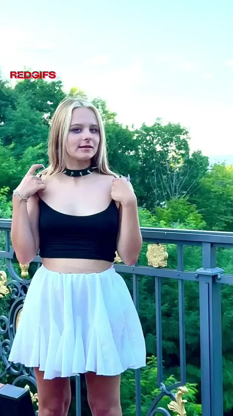 I don't know which view you like more, the lake or me, but I think it's definitely my boobs