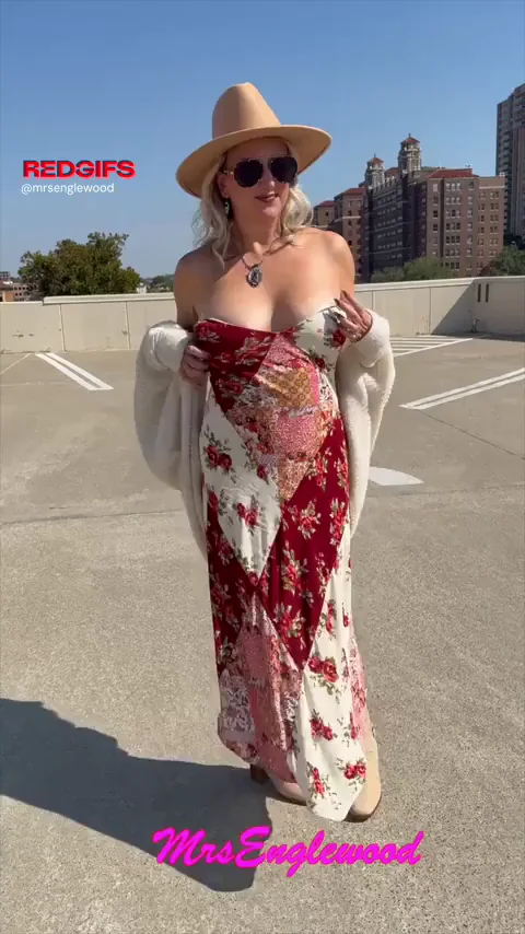 Ms. Englewood's Massive Milkers Explode on Parking Garage Rooftop