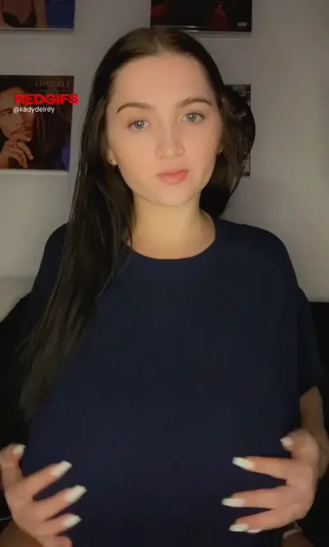 People think they have huge tits until I pull mine out 🤭