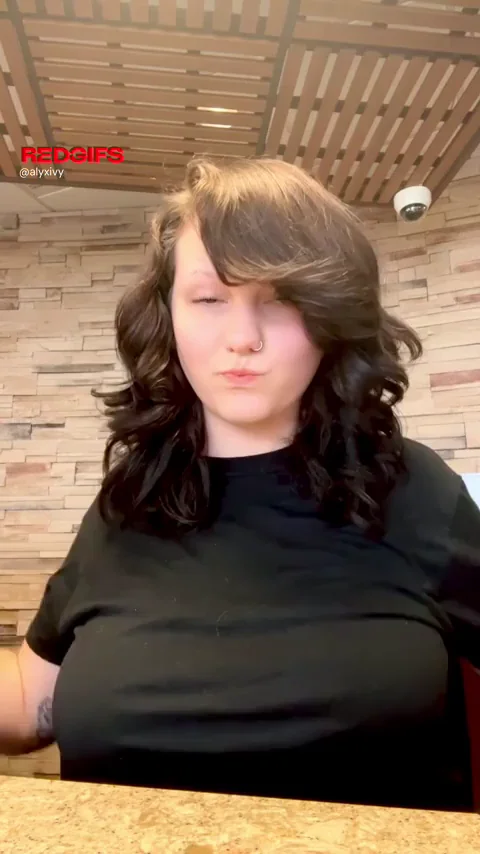 Workplace Tits Flash 😈💦