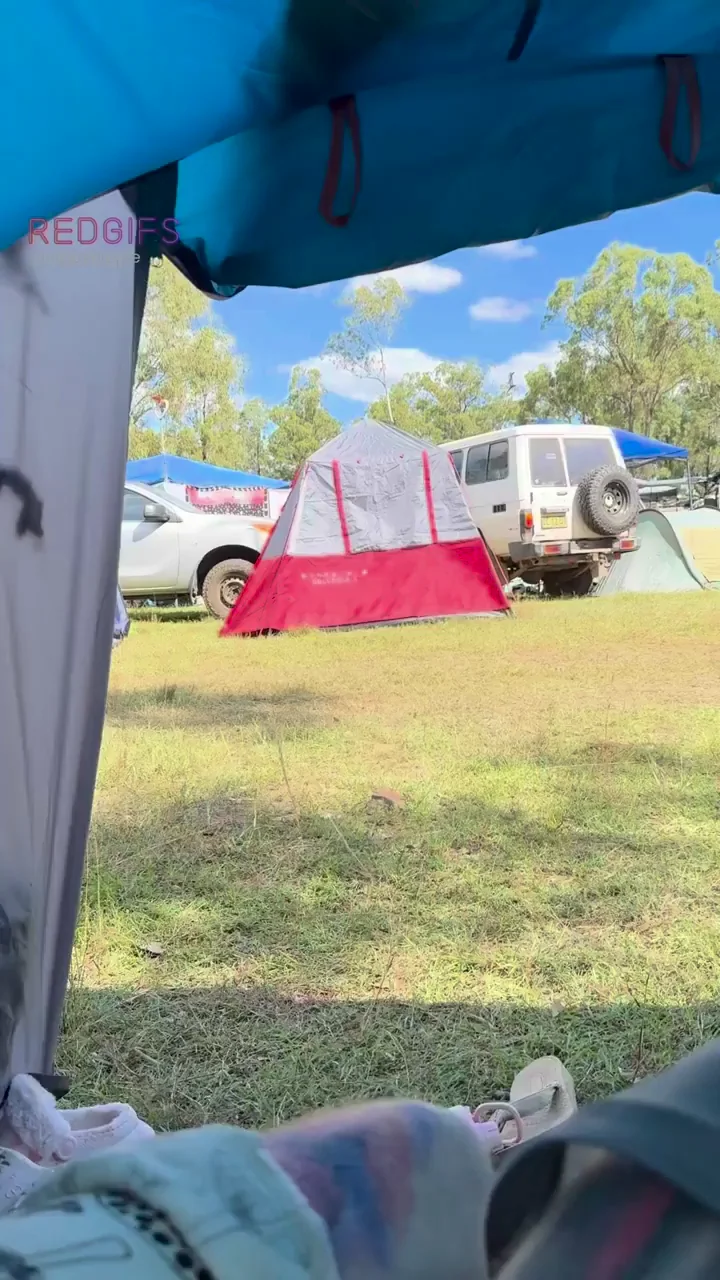 living in the campsite