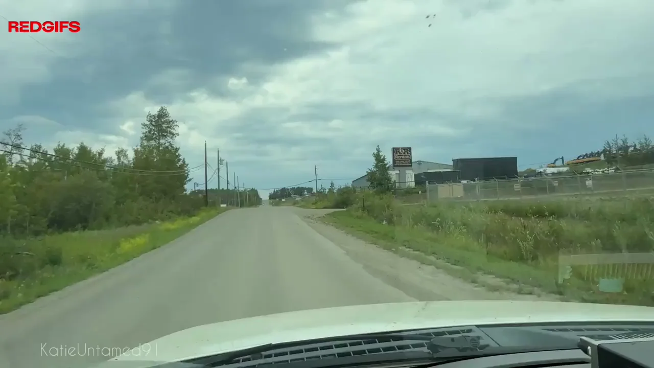 Passenger Slut's Seatbelt Choke Ride 😈🚗💦