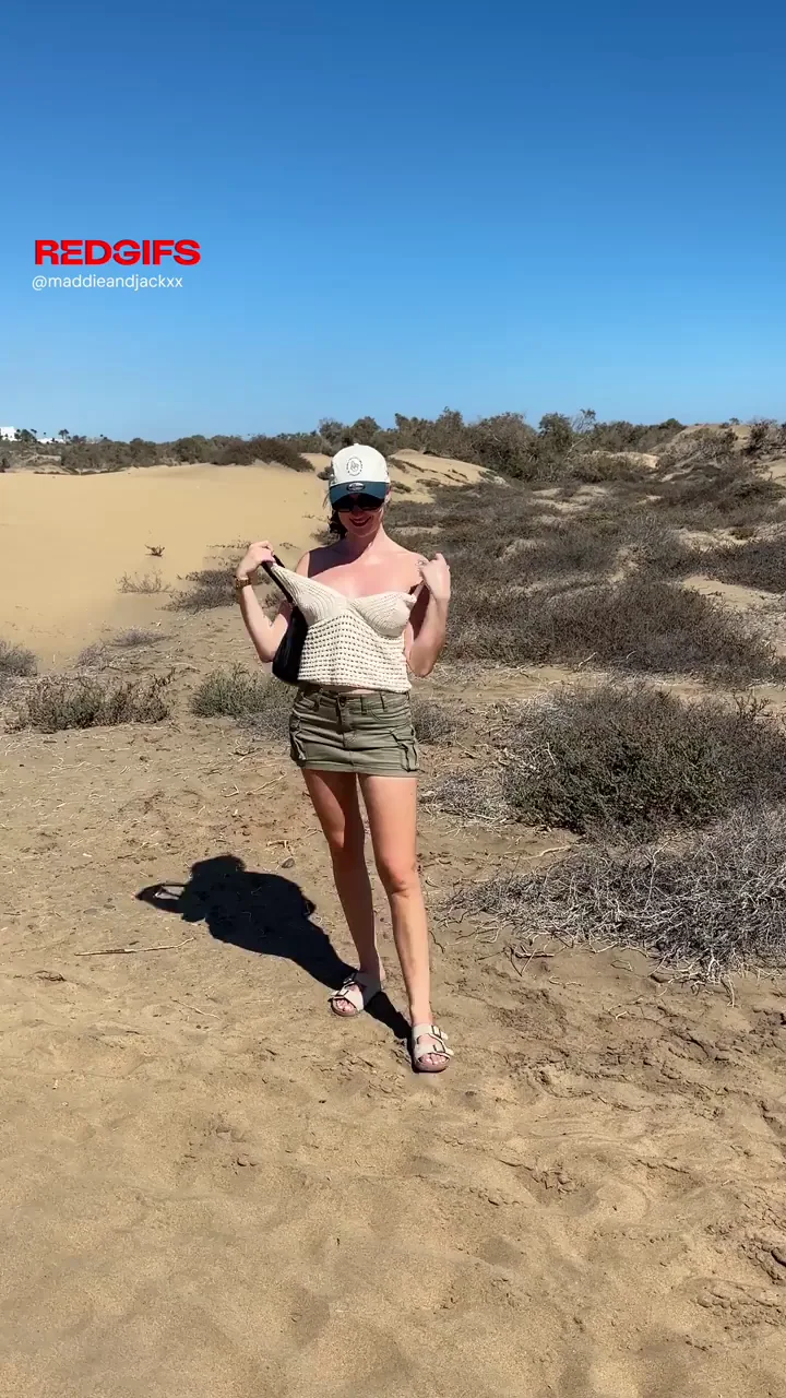 Had to get my boobs out in Gran Canaria