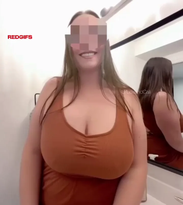 Busty mom getting ready for work
