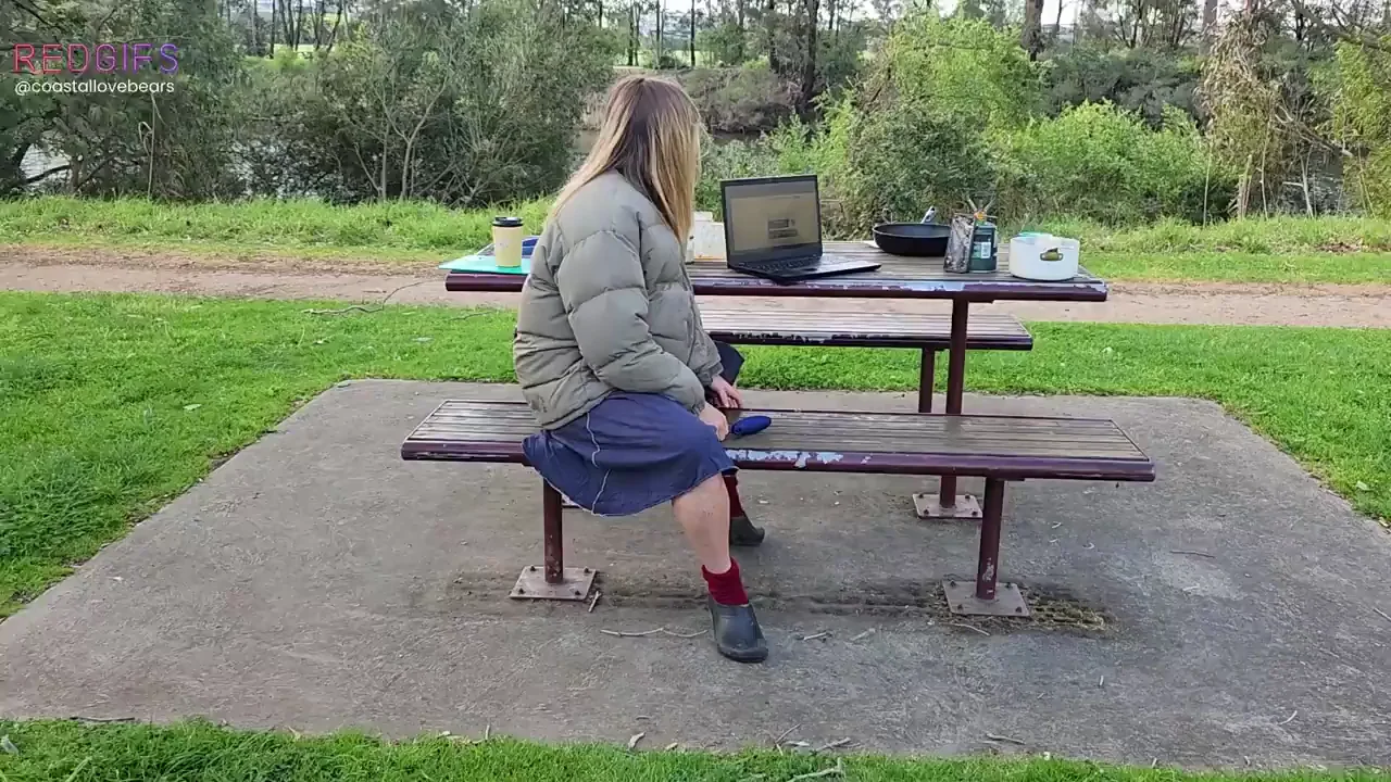 I get so turned on playing in public... Just wanted to show it off