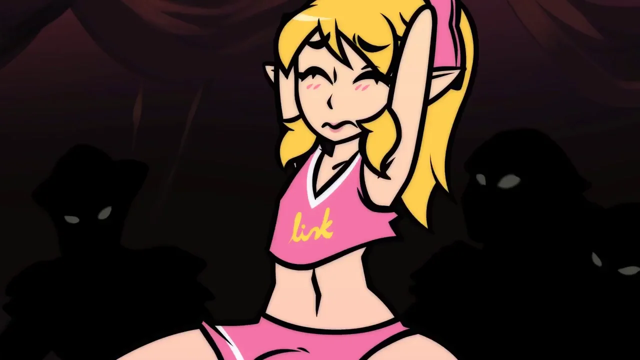 Link gets fucked as a Cheerleader