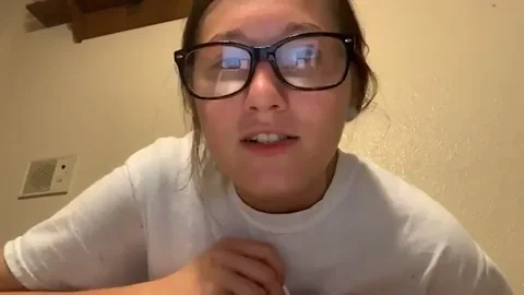 Nerdy Glasses Slut Unveils Her Massive DD Surprise Tits