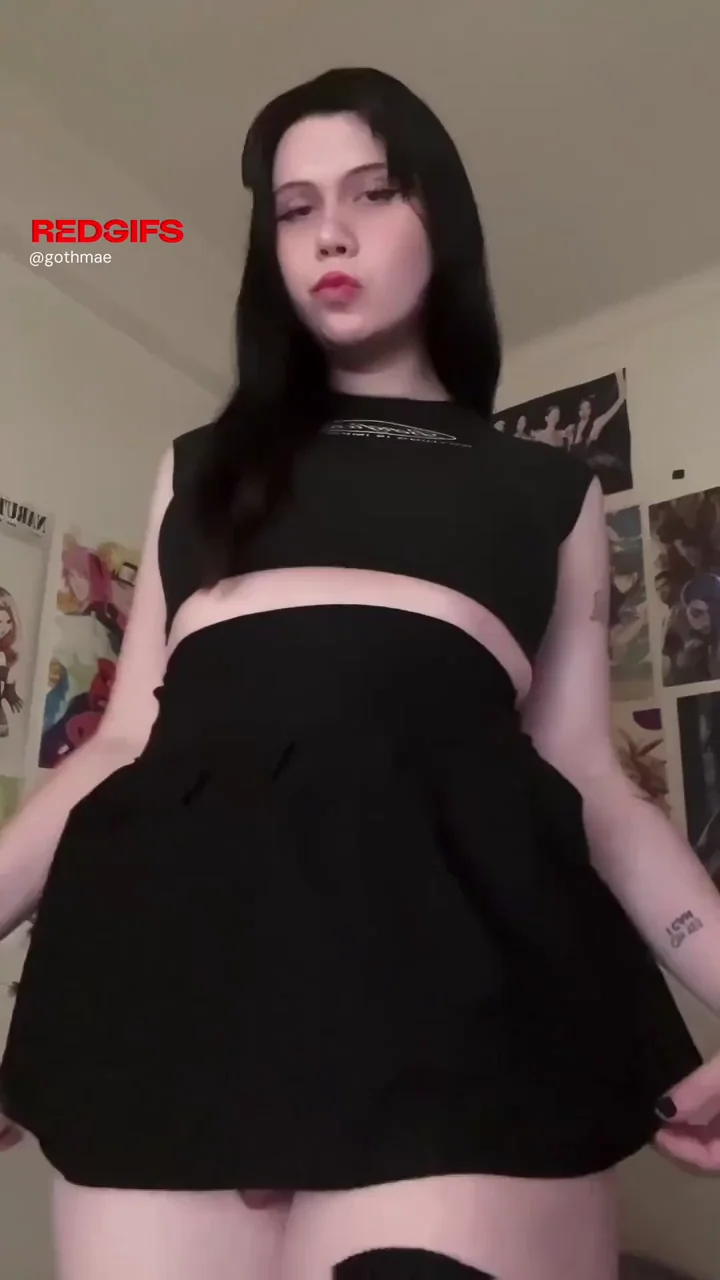 Estrogenic Scent Tease: Trans Hottie's Skirt-Lift Dick Reveal