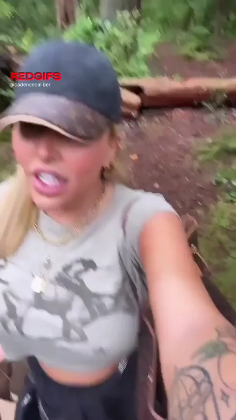 Big outdoor Shemale cock