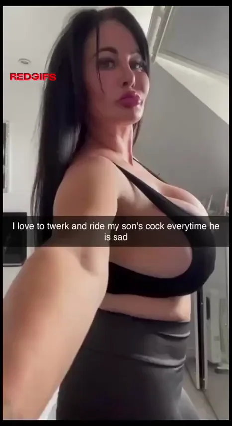 Making my son happy by twerking on his big cock