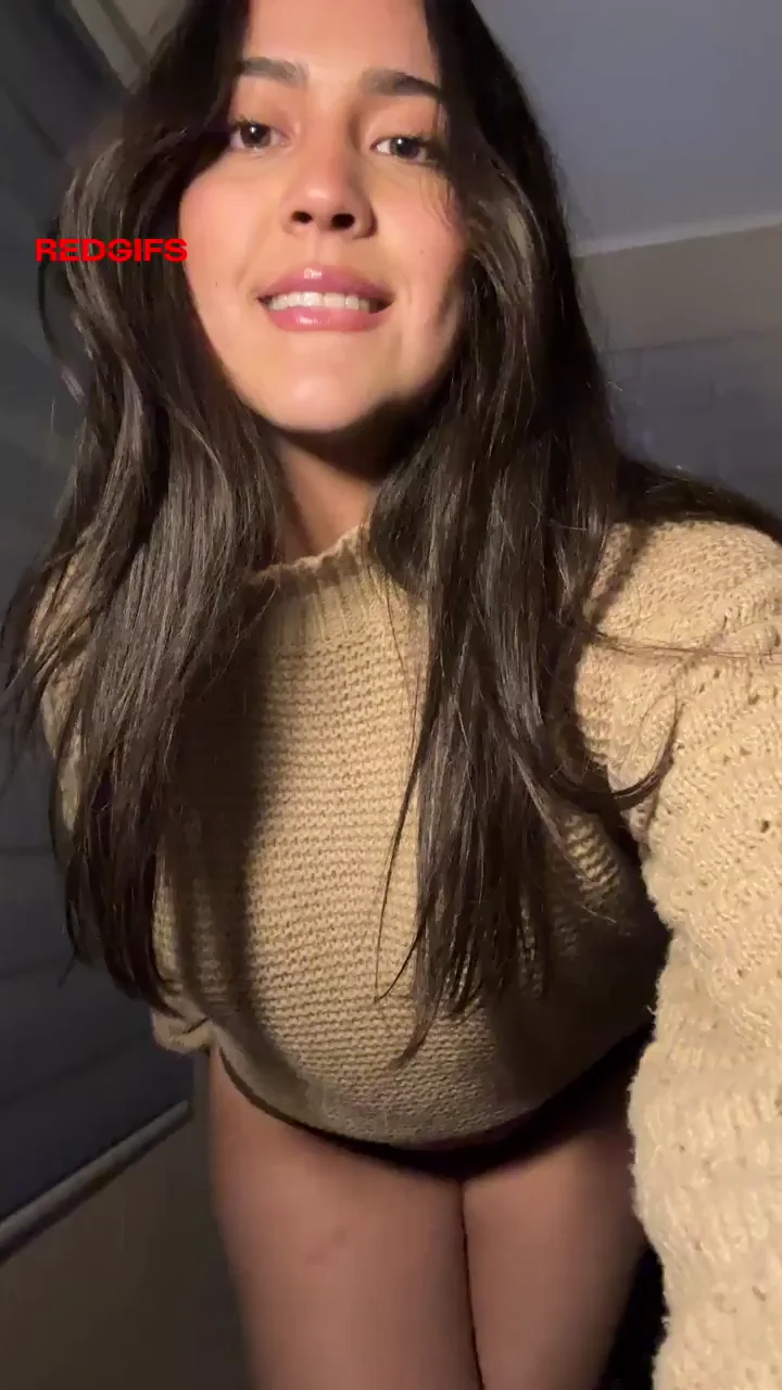 Tease in Tan Sweater: 'Hope I Skip the Clothes With You'