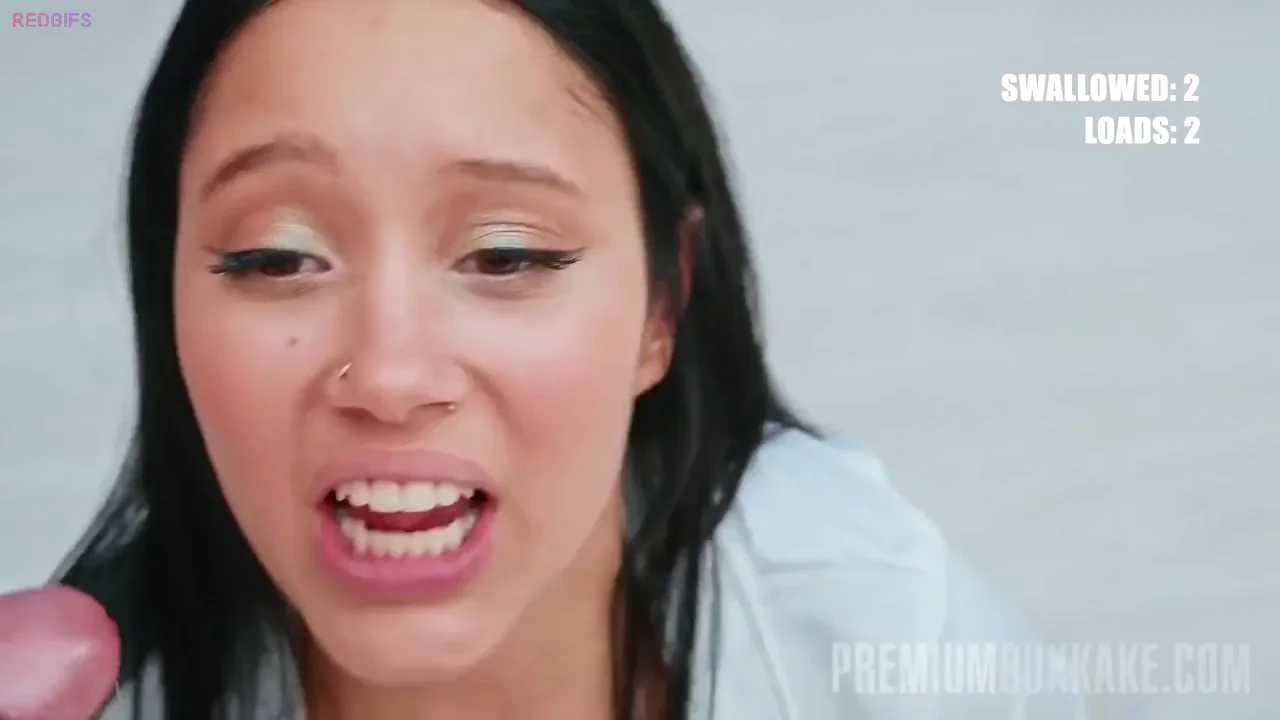 Petite Asian Slut Gulps Dozens of Thick Cum Loads 💦👅