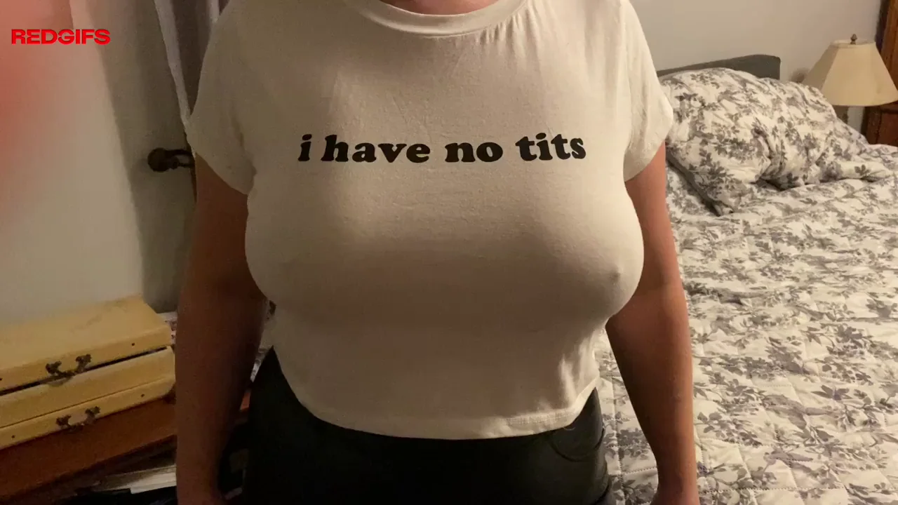Flashing my tits for you