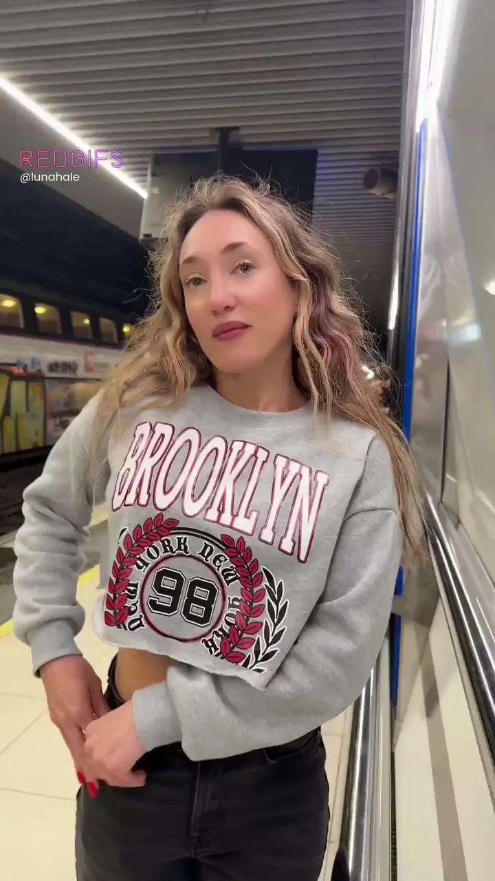 I pulled my shirt up in front of the whole train