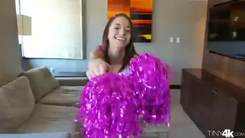 Tiny cheerleader