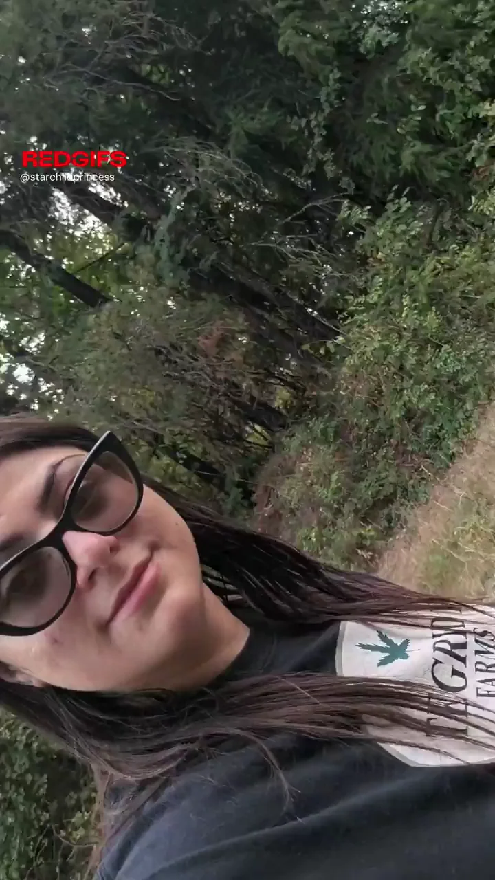 Chubby Slut's Trailside Tit Flash & Leash Tease Walk
