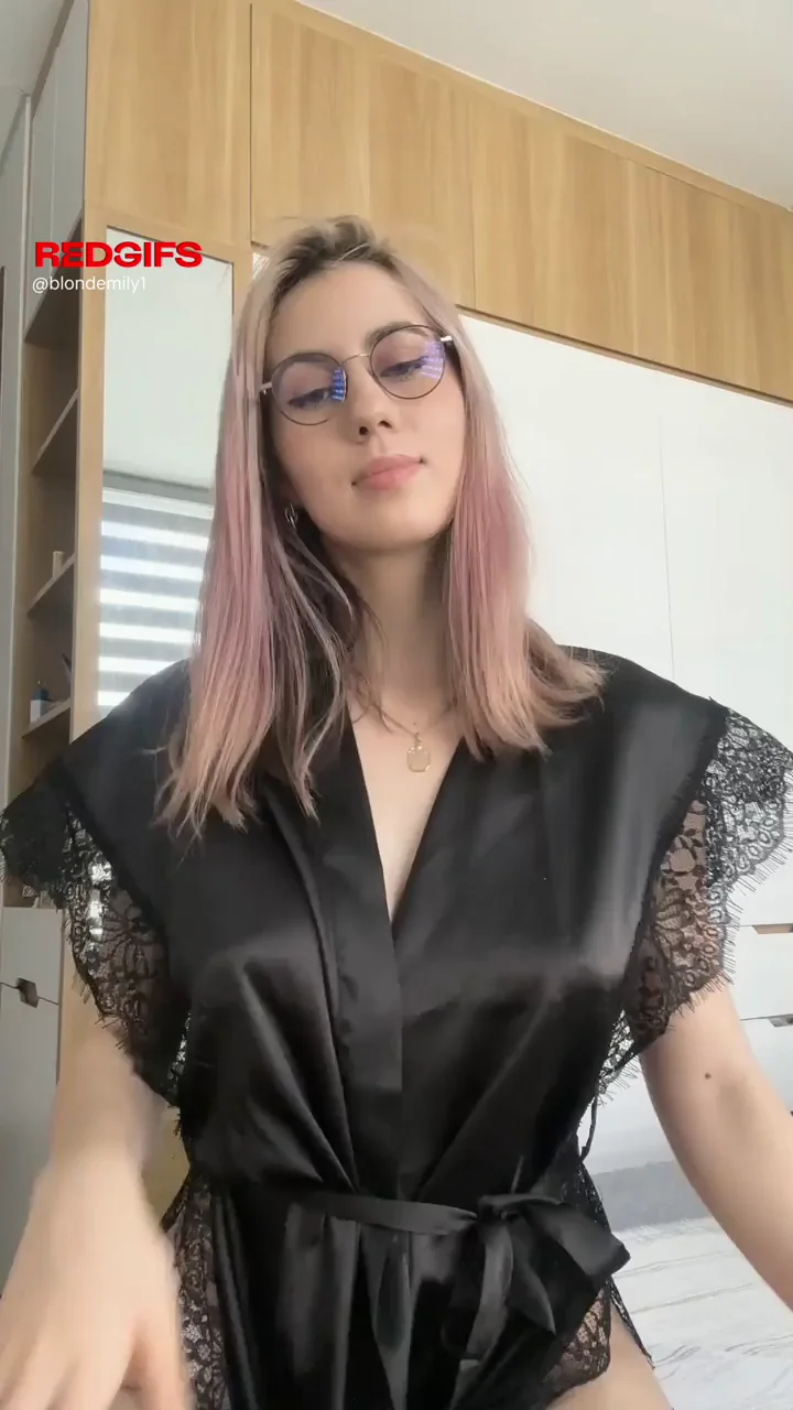 No Bra Slut: Pink-Haired Babe's Massive Tits Spill Out