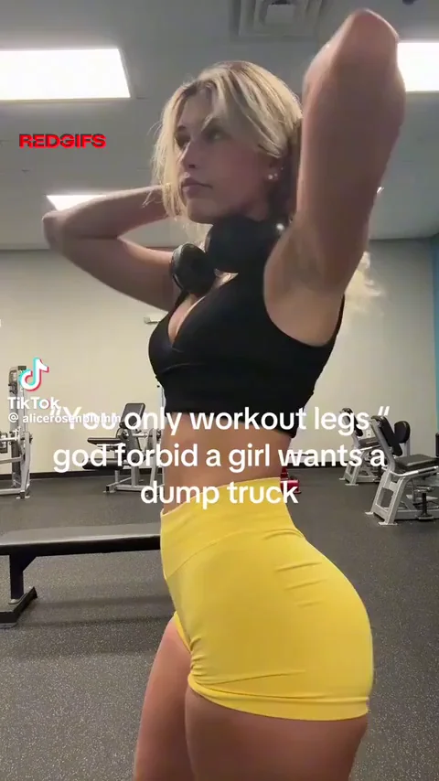 🍑 Alice Rosenblumm's Massive Dump Truck Ass Gym Tease 🔥