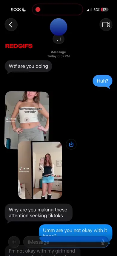 Bf reclaims me after seeing tiktoks