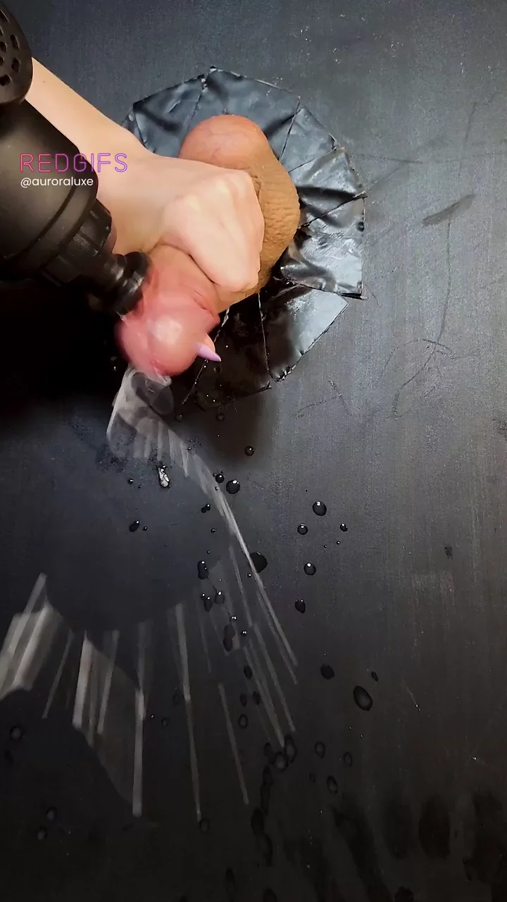 Edging His Throbbing Cock with Lube Drizzle 😈💦