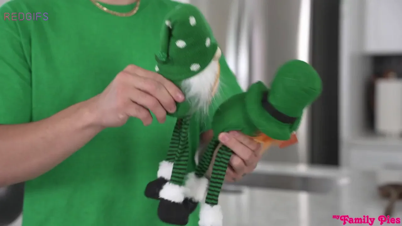 Step Bro Stick His Dick Through A Leprechaun Glory Hole