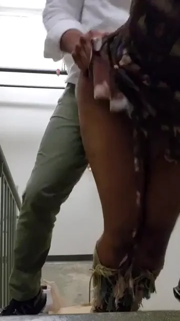 Quickie in the stairwell felt so good [0:00]