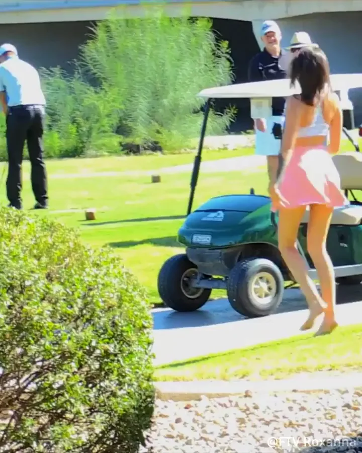 Roxanna's Naughty Upskirt Tease for Horny Golfers 🏌️‍♂️🍑💦 [08:13]