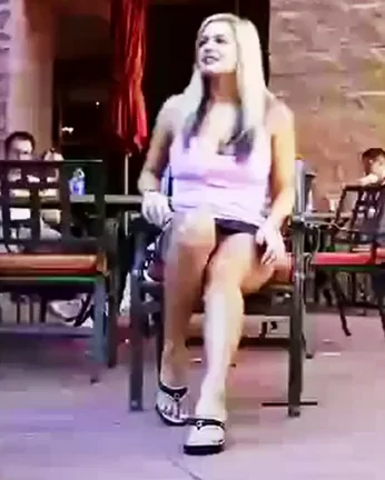 Removing panties in public [00:40]