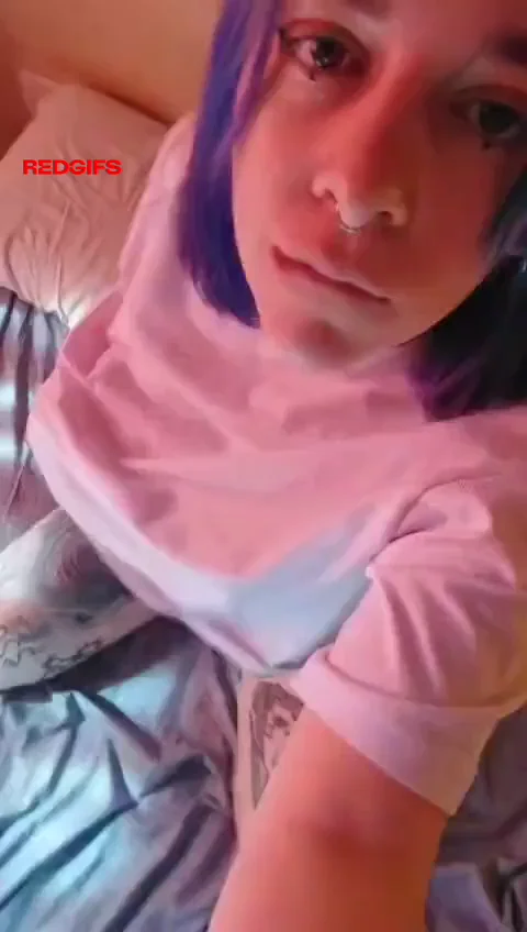 Goth Cutie Takes Massive Cum Loads as Ultimate Compliments 💜💦