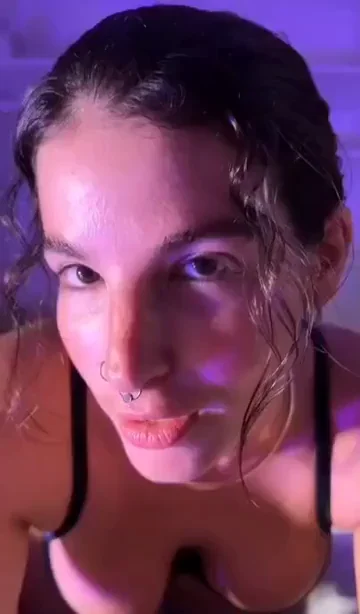 LaSirena69's Thicc Natural Tits Tease & Toy Suck