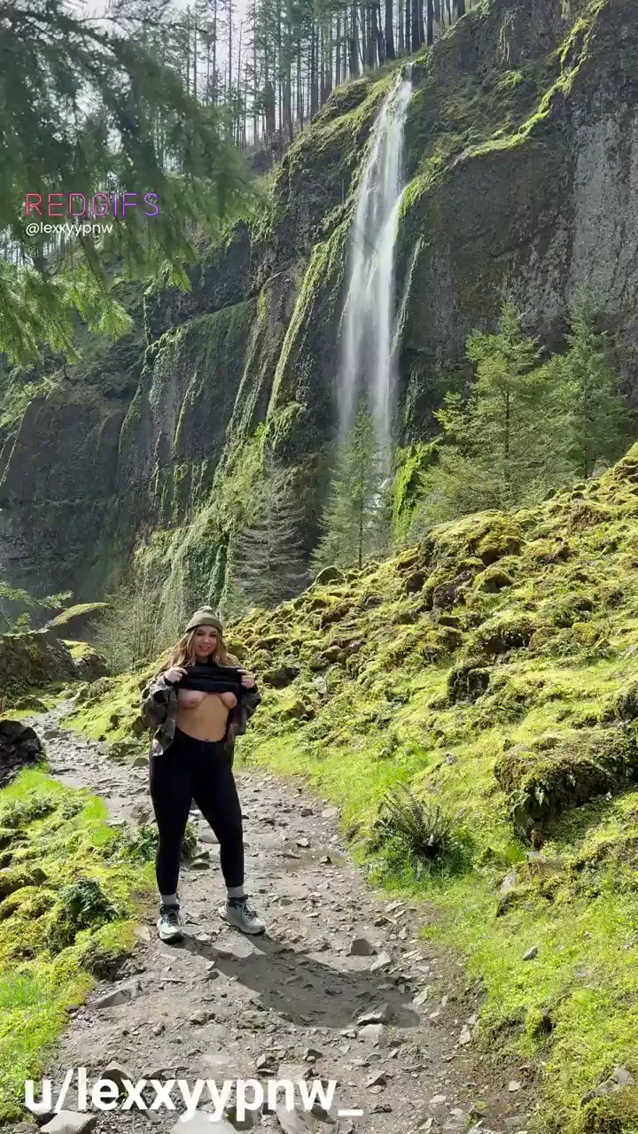 Hike My Juicy Tits or Stay Home? 🌲🍈💦