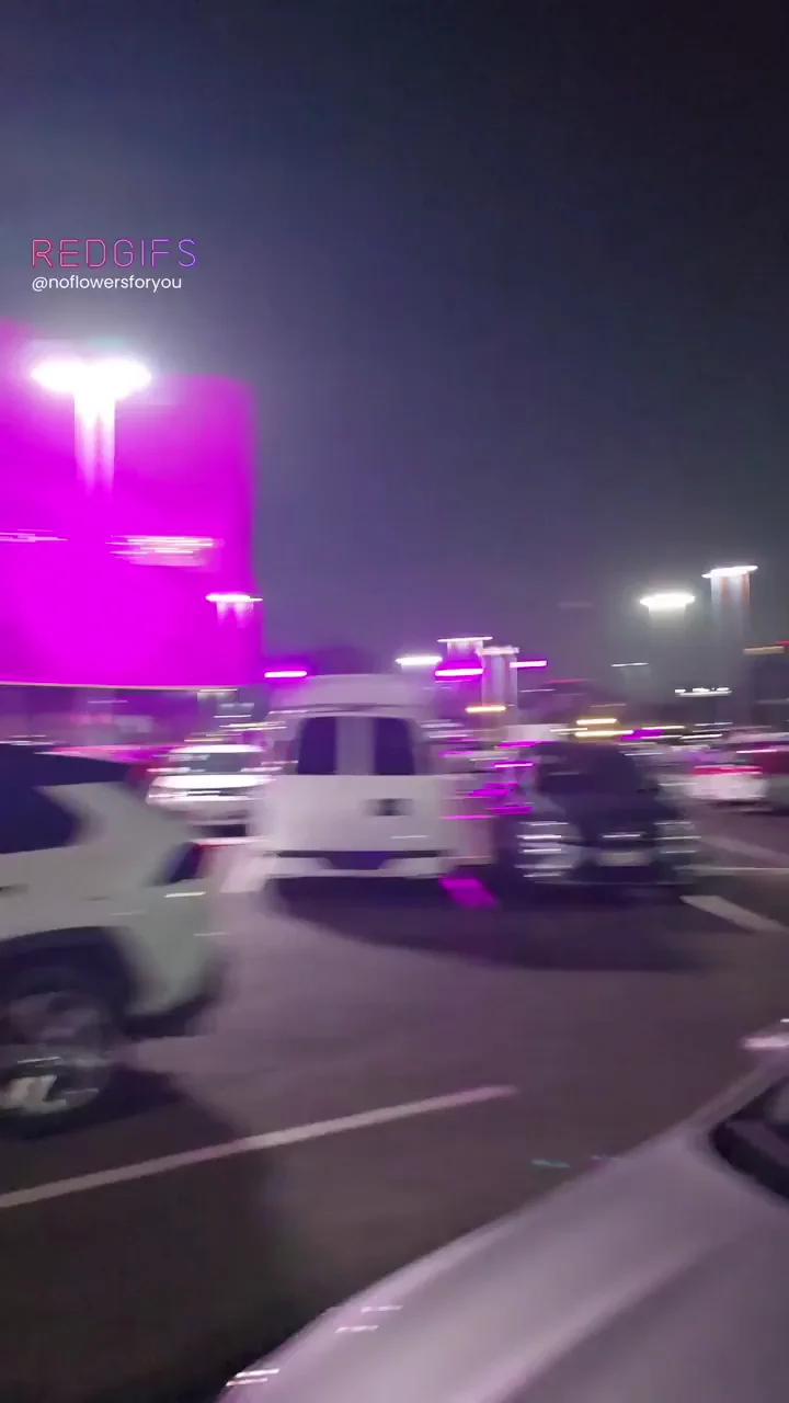 After shopping flash