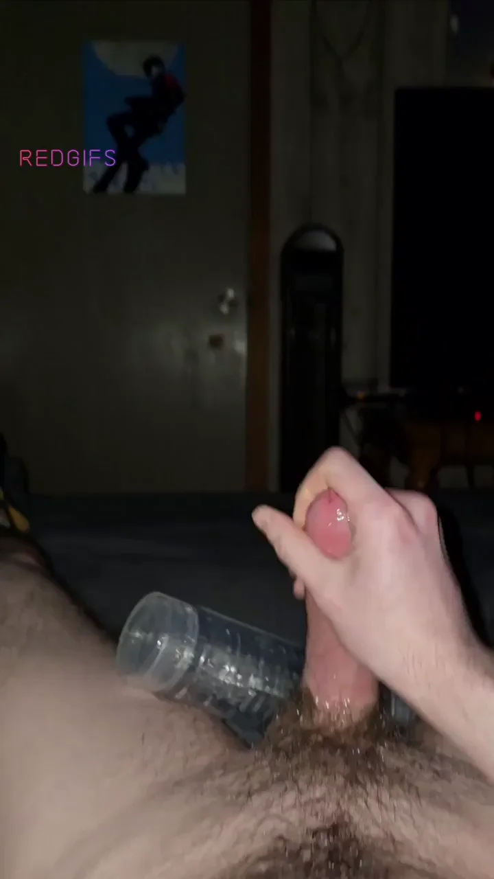 Rate My Explosive Cumshot Load from Glass Toy Fuck 👀