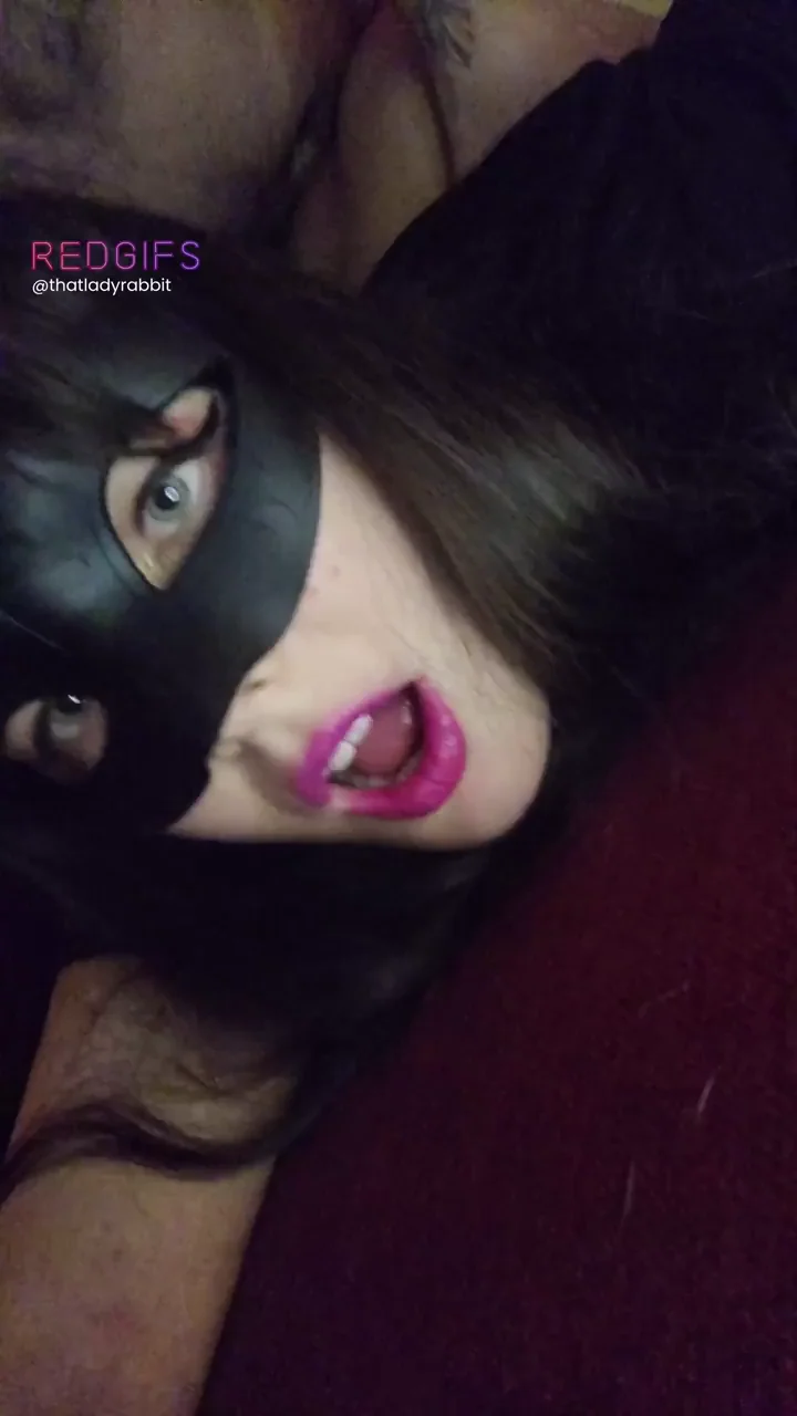 Chubby Masked Slut Rolls Eyes Back in Ecstasy